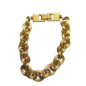 Vintage Rare Givenchy Thick Chain Bracelet